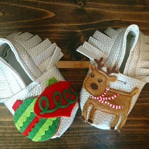 Handmade Christmas Moccs